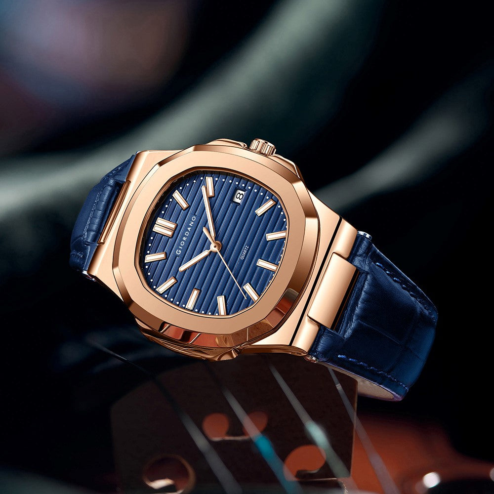 Giordano Analog Wrist Watch for Men Stylish Metal Strap with Water Resistant 3 Hand Mechanism for Men and Boys to Compliment Your Look/Ideal Gift for Male | GZ-50104-01