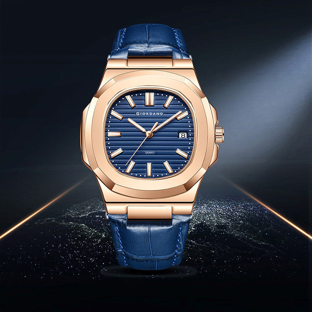 Giordano Analog Wrist Watch for Men Stylish Metal Strap with Water Resistant 3 Hand Mechanism for Men and Boys to Compliment Your Look/Ideal Gift for Male | GZ-50104-01