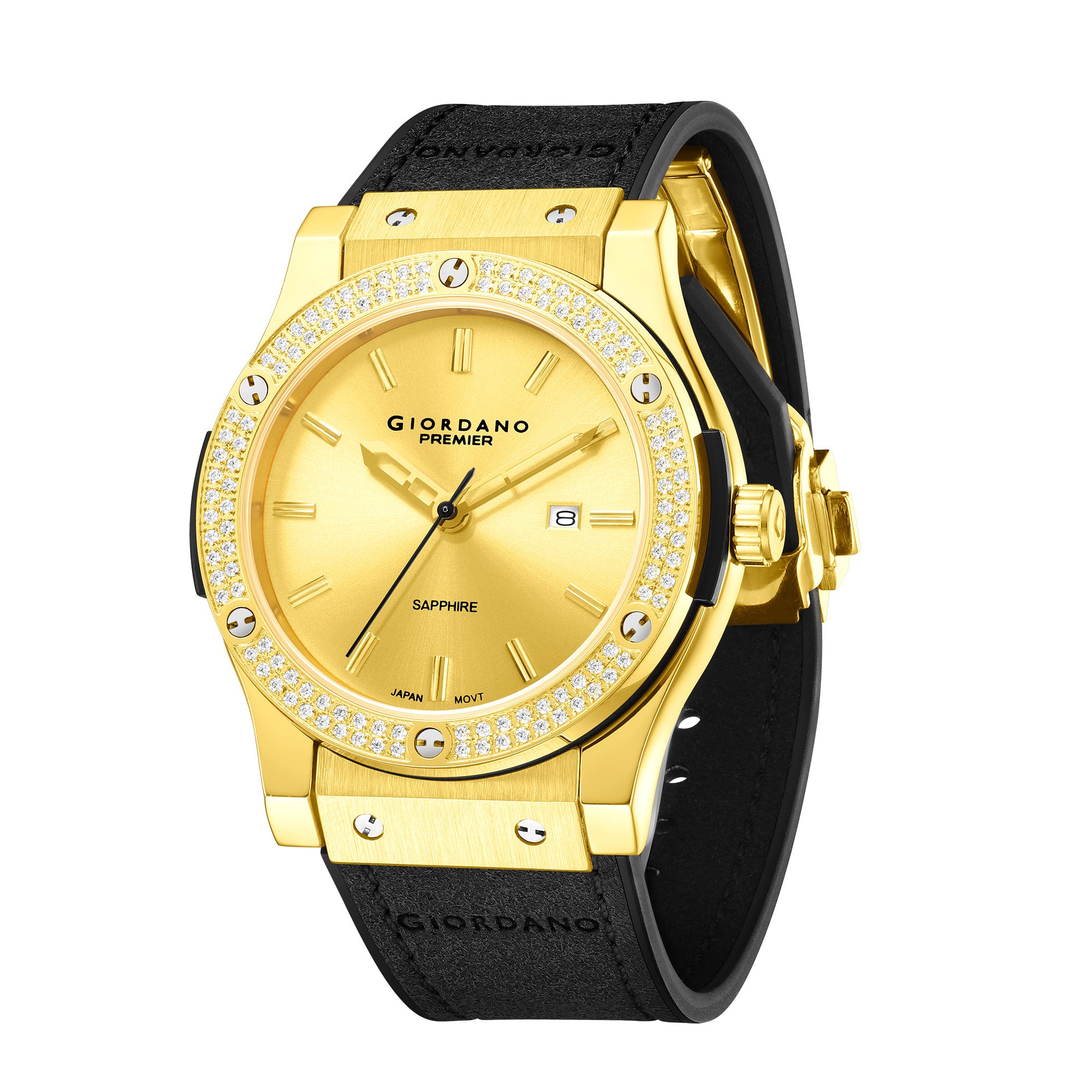 Giordano Premier Aura Collection Analog Quartz Watch for Men - GZ-50227-01