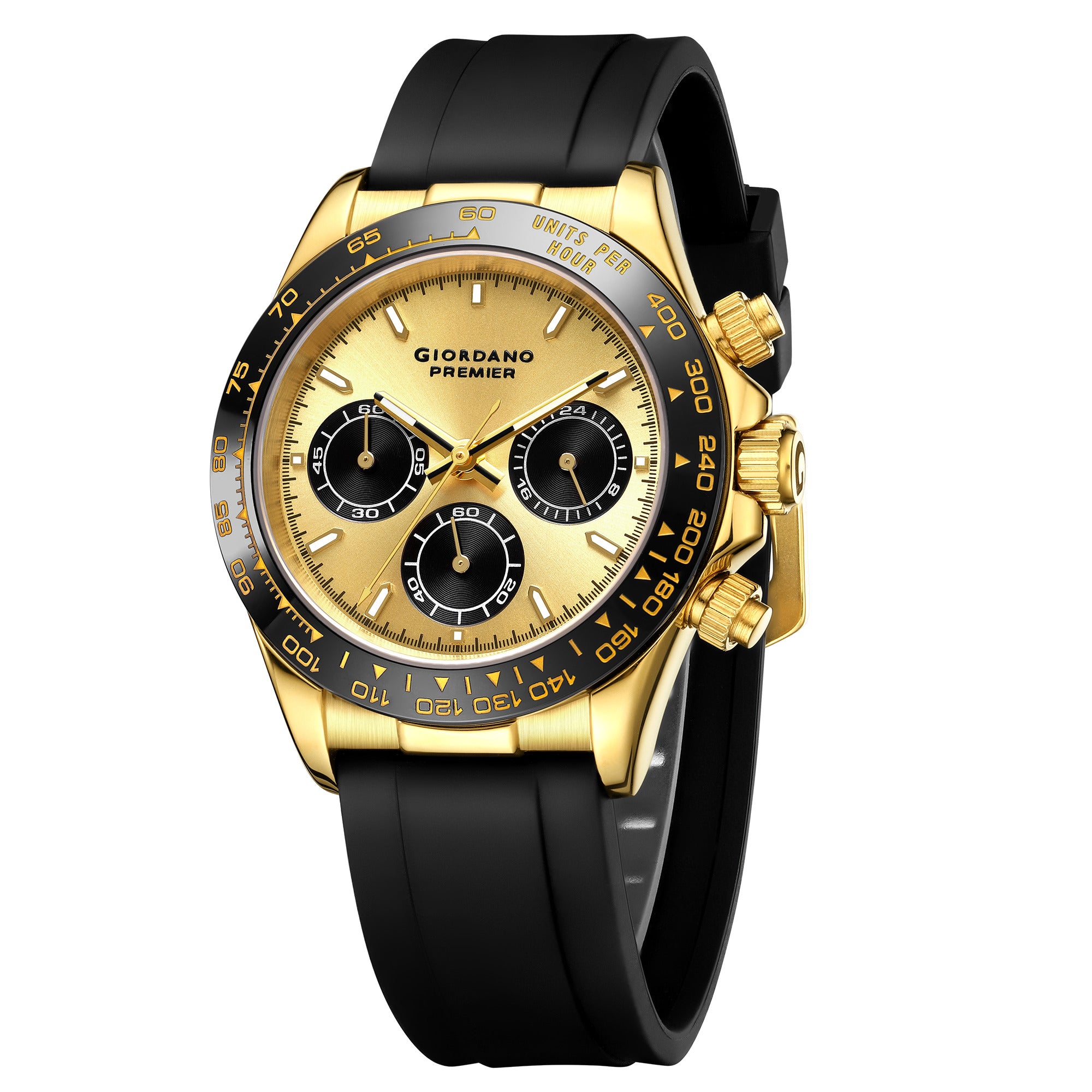 Giordano Premier Ember Collection Chronograph Analog Quartz Watch for Men - GZ-50241-03