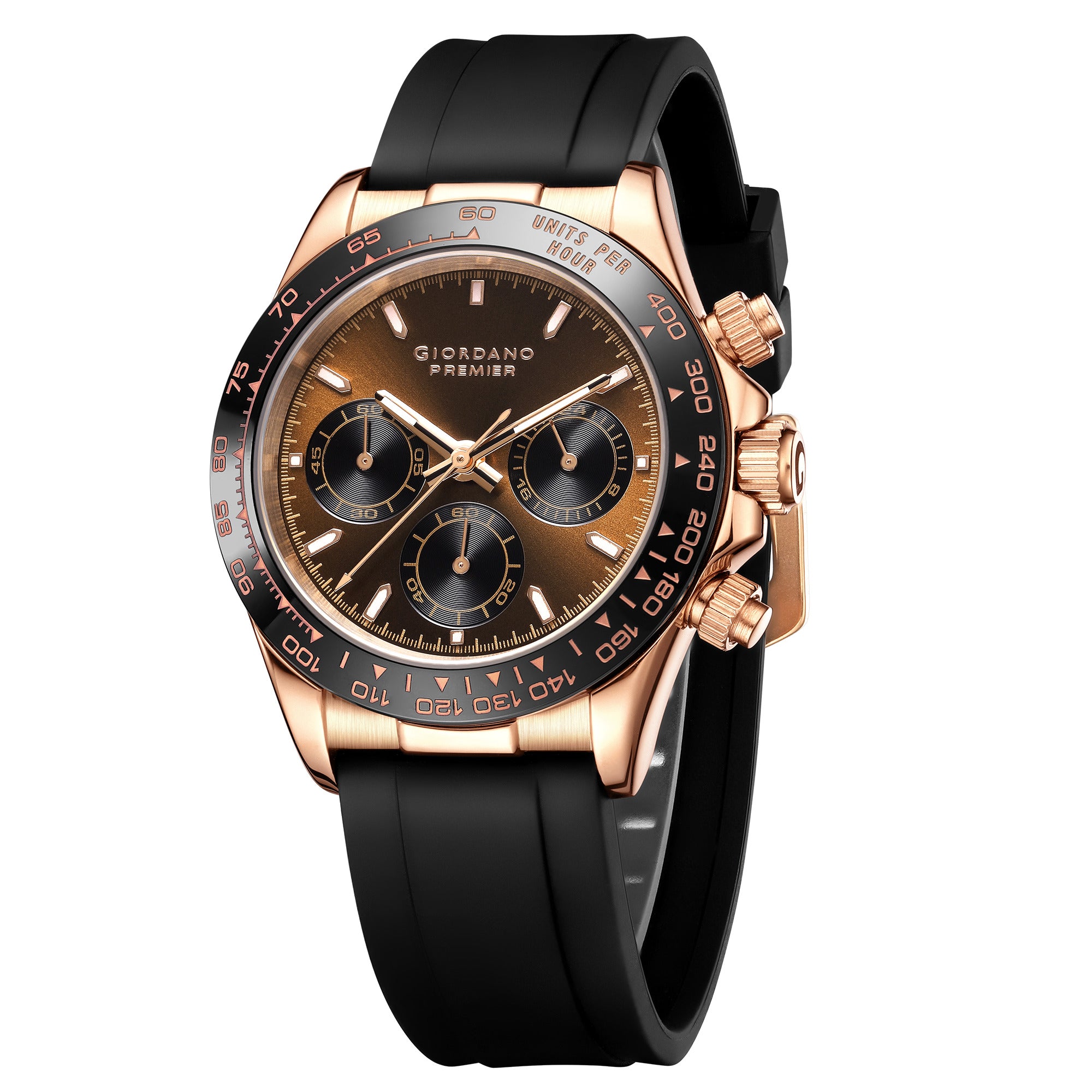 Giordano Premier Ember Collection Chronograph Analog Quartz Watch for Men - GZ-50241-01