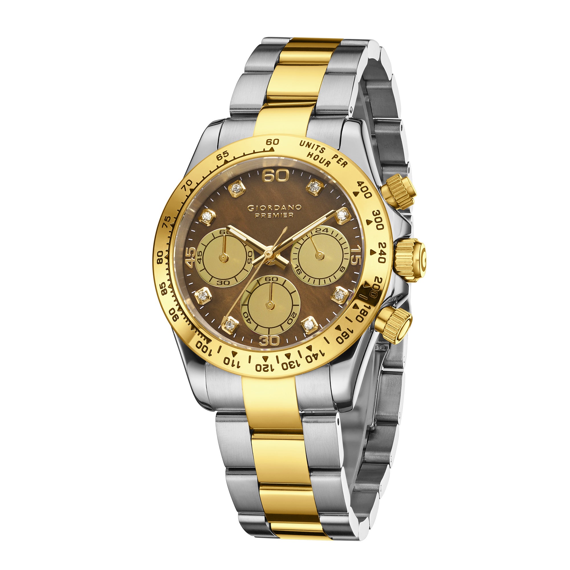 Giordano Premier Eleganza Collection Chronograph Analog Quartz Watch for Men - GZ-50242-01