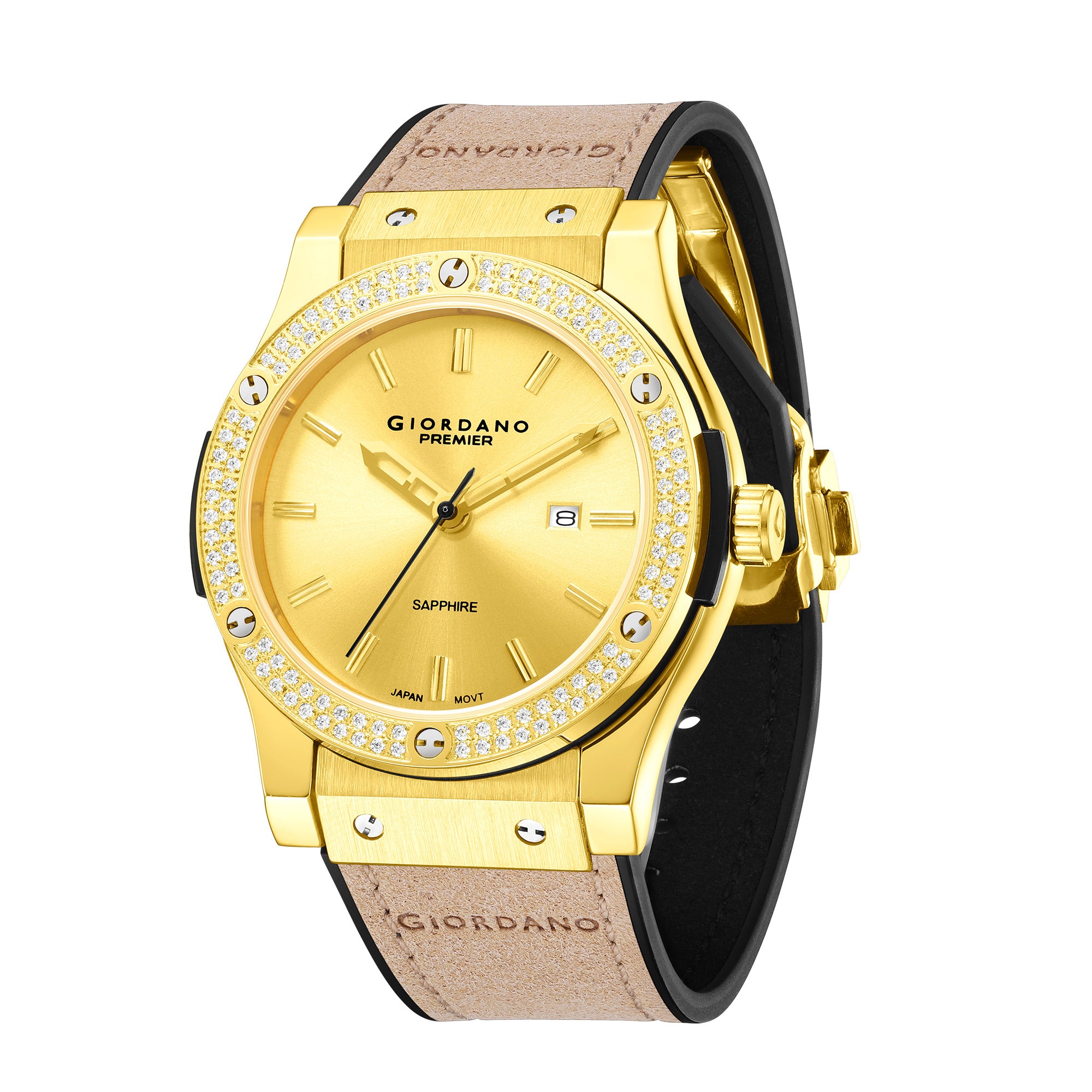 Giordano Premier Aura Collection Analog Quartz Watch for Men - GZ-50227-02