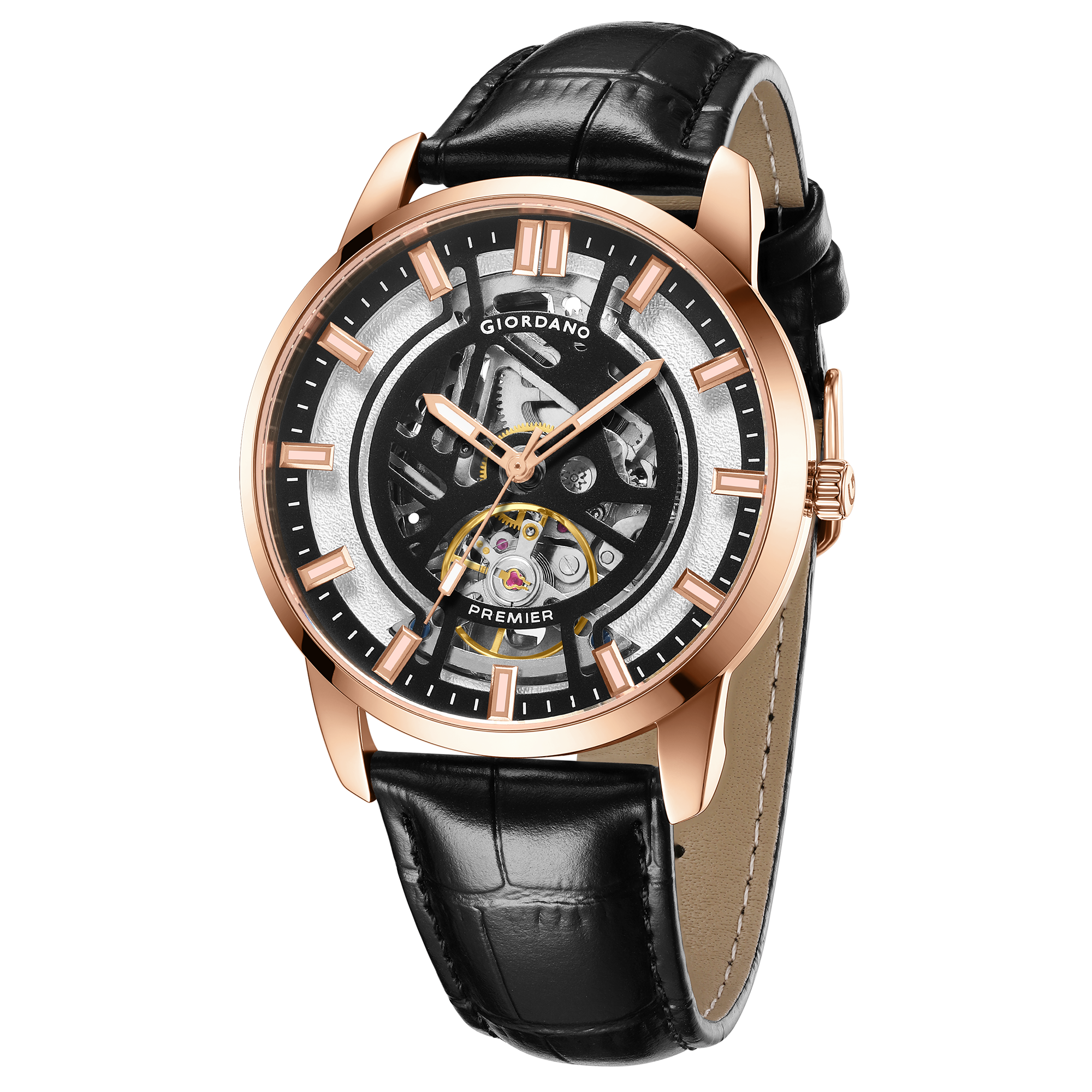 Giordano Premier Eterno Collection Analog Quartz Watch for Men - GZ-50231-04