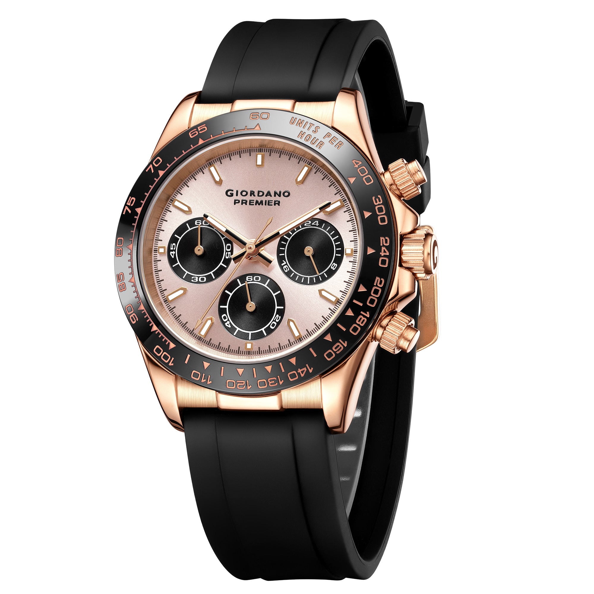 Giordano Premier Ember Collection Chronograph Analog Quartz Watch for Men - GZ-50241-02