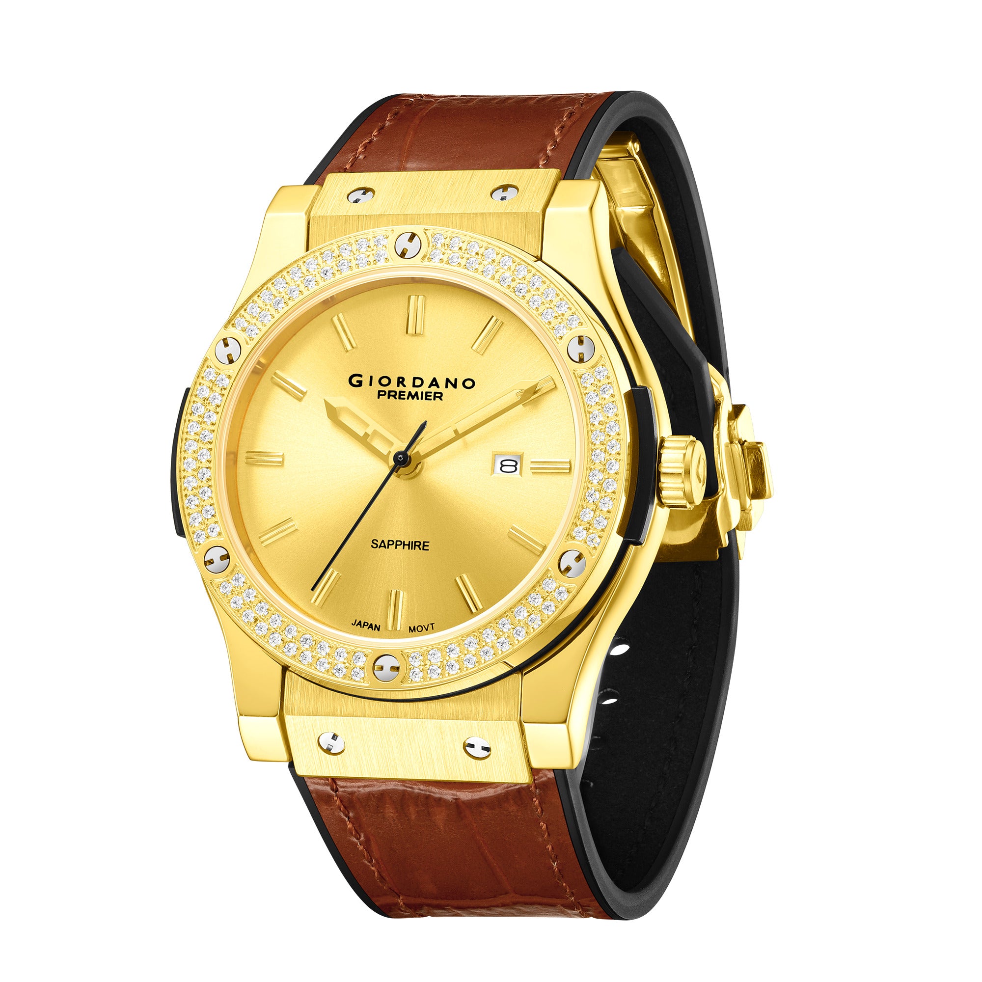Giordano Premier Aura Collection Analog Quartz Watch for Men - GZ-50227-03