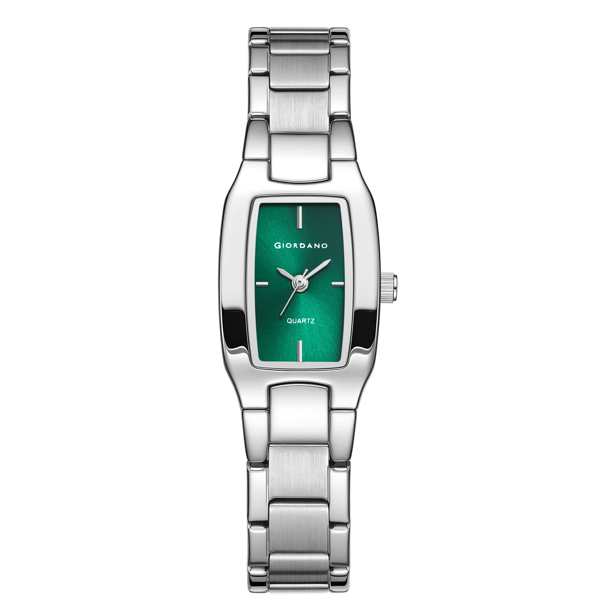 Giordano Classic Analog Watch Watch for Women with Rectangular Dial, Quartz Movement & Stainless Steel Strap - GZ-60170-33