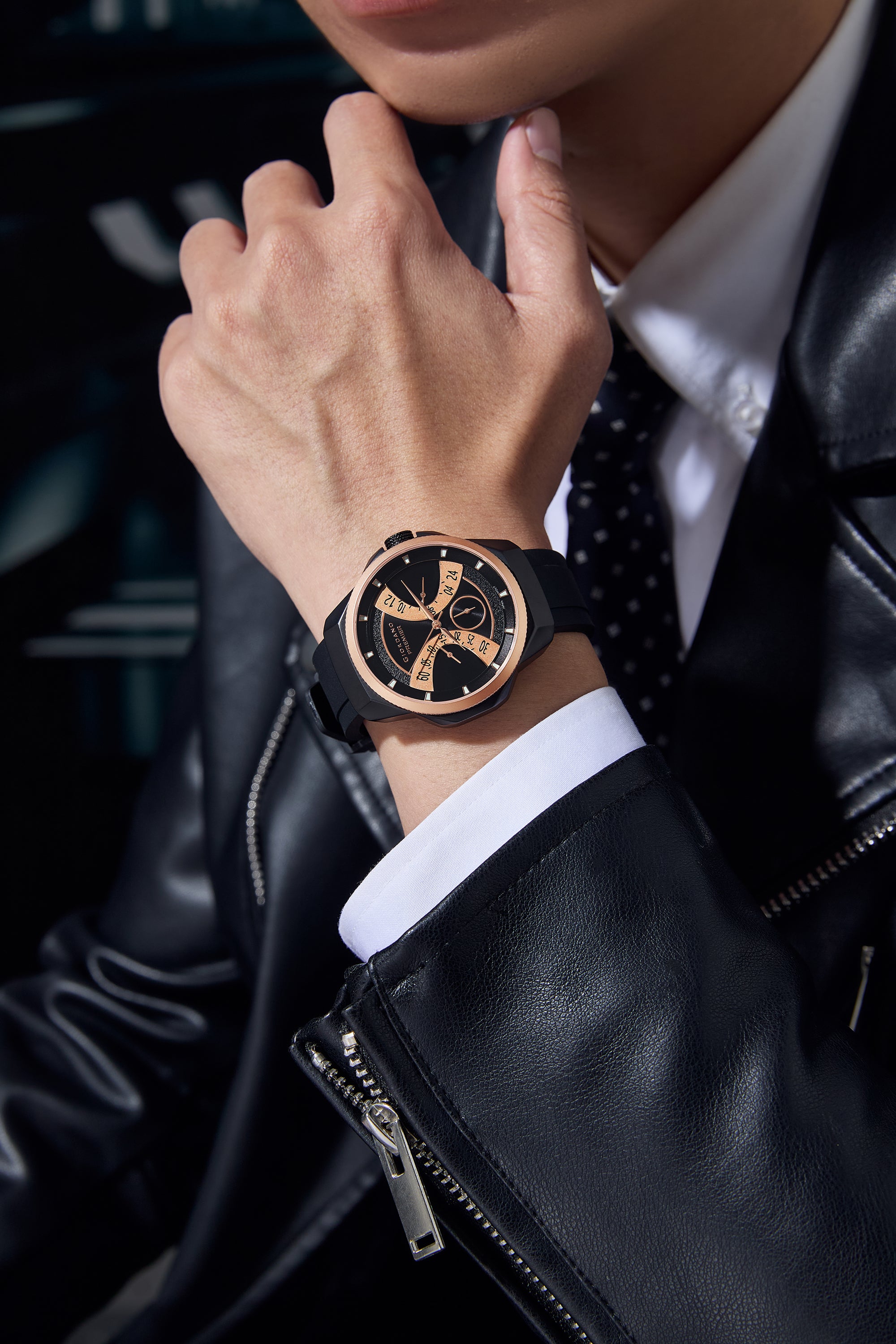 Giordano Premier Nexus Collection Analog Quartz Watch for Men - GZ-50238-02
