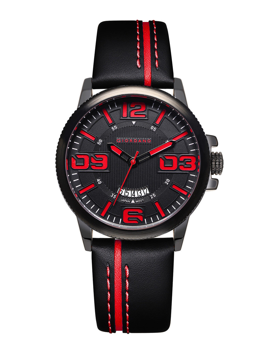 Giordano Analog Stylish Watch for Men Water Resistant Fashion Watch Round Shape with 3 Hand Mechanism Wrist Watch for Men & Boys to Compliment Your Look/Ideal Gift for Male - GZ-50053-02