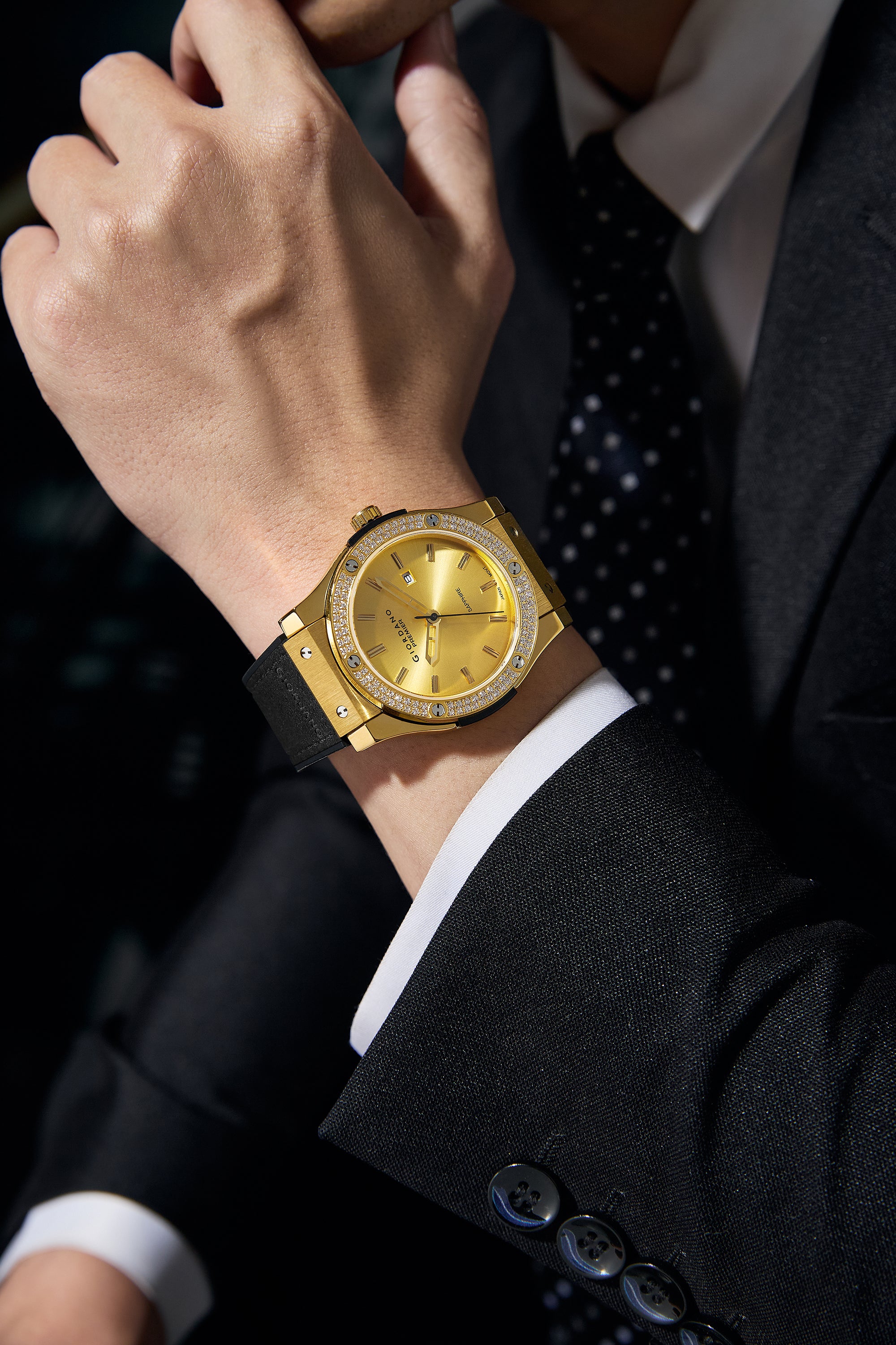 Giordano Premier Aura Collection Analog Quartz Watch for Men - GZ-50227-01
