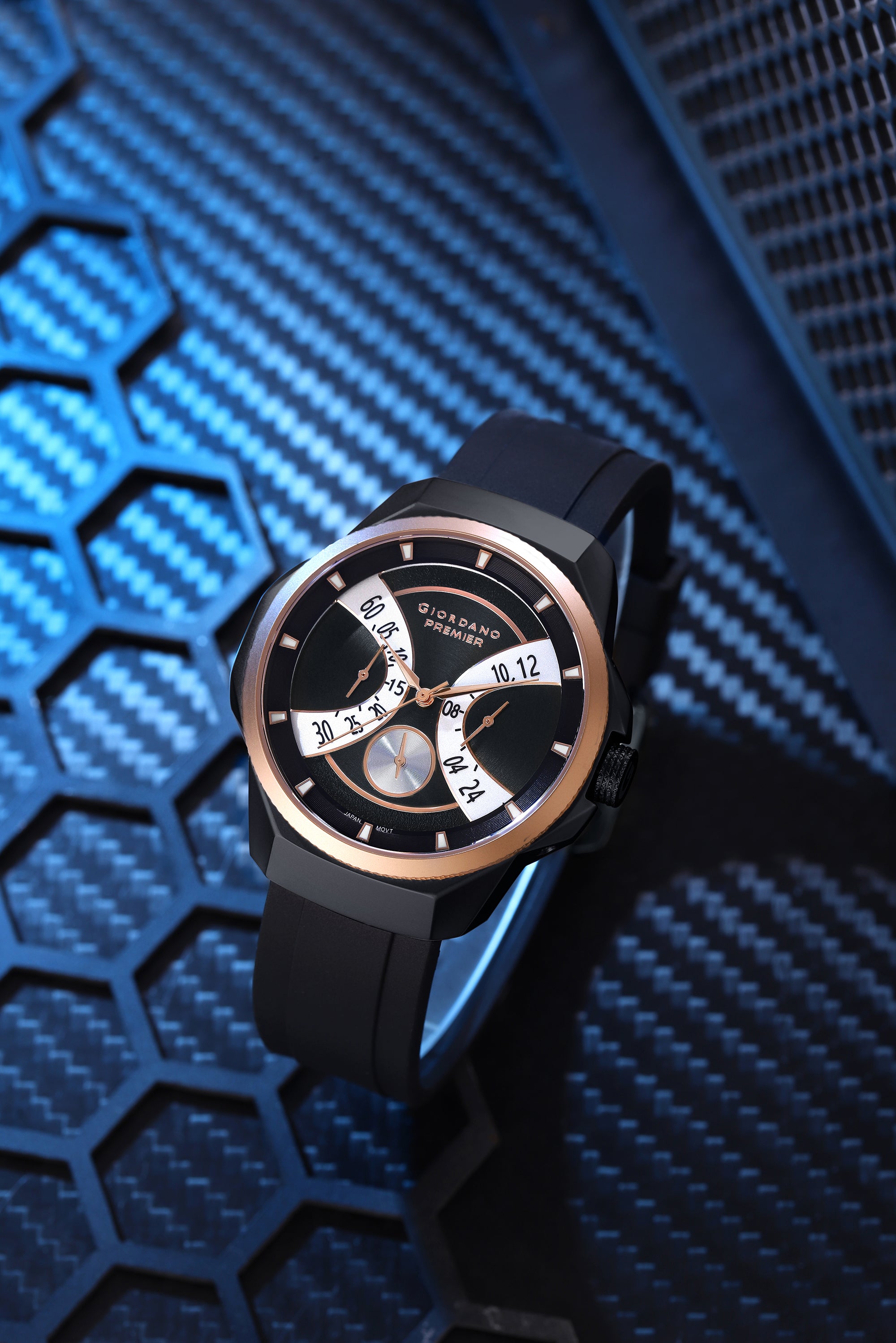 Giordano Premier Nexus Collection Analog Quartz Watch for Men - GZ-50238-02