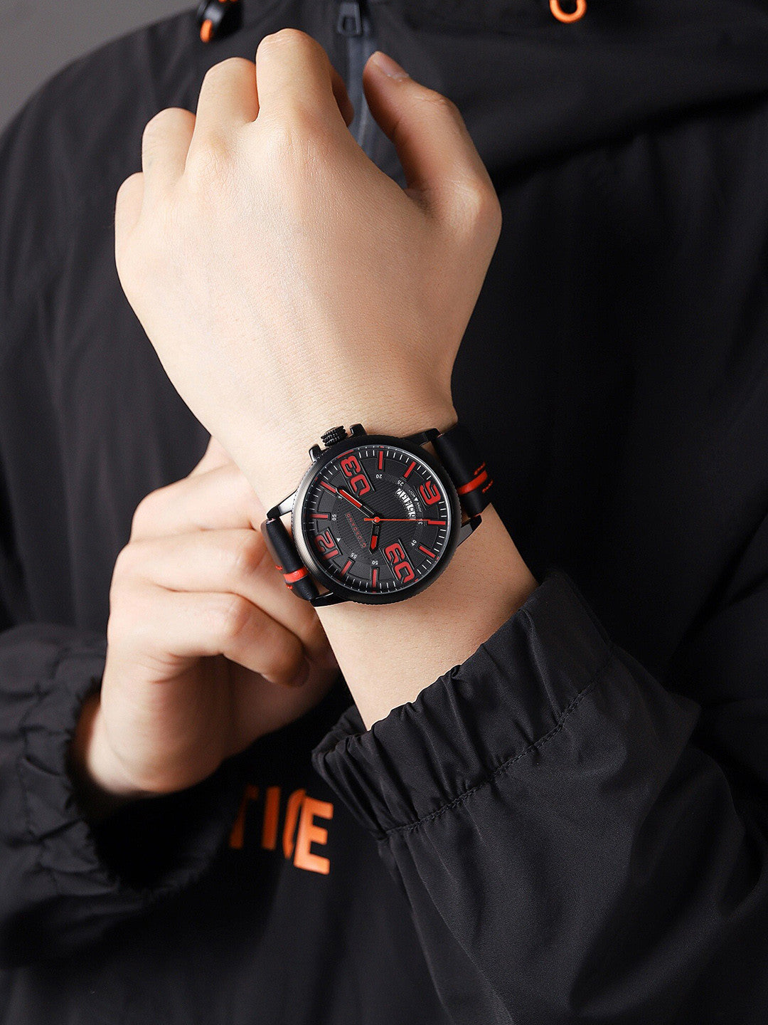 Giordano Analog Stylish Watch for Men Water Resistant Fashion Watch Round Shape with 3 Hand Mechanism Wrist Watch for Men & Boys to Compliment Your Look/Ideal Gift for Male - GZ-50053-02