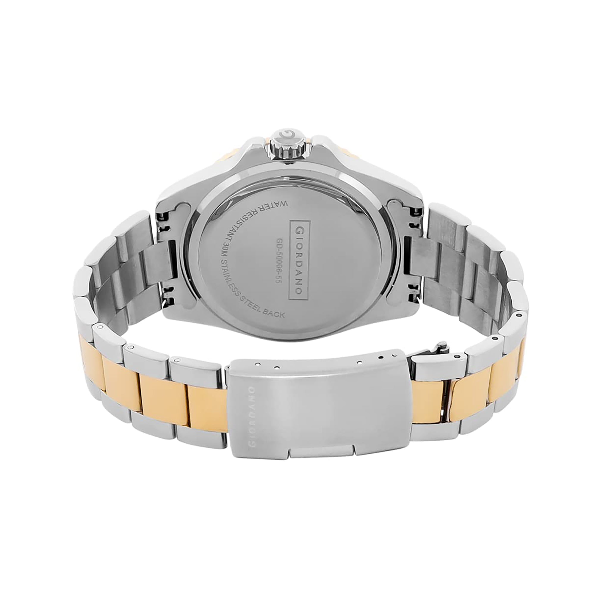 Giordano Analog Wrist Watch for Men Stylish Metal Strap with Water Resistant 3 Hand Mechanism Watch GD-50006-55