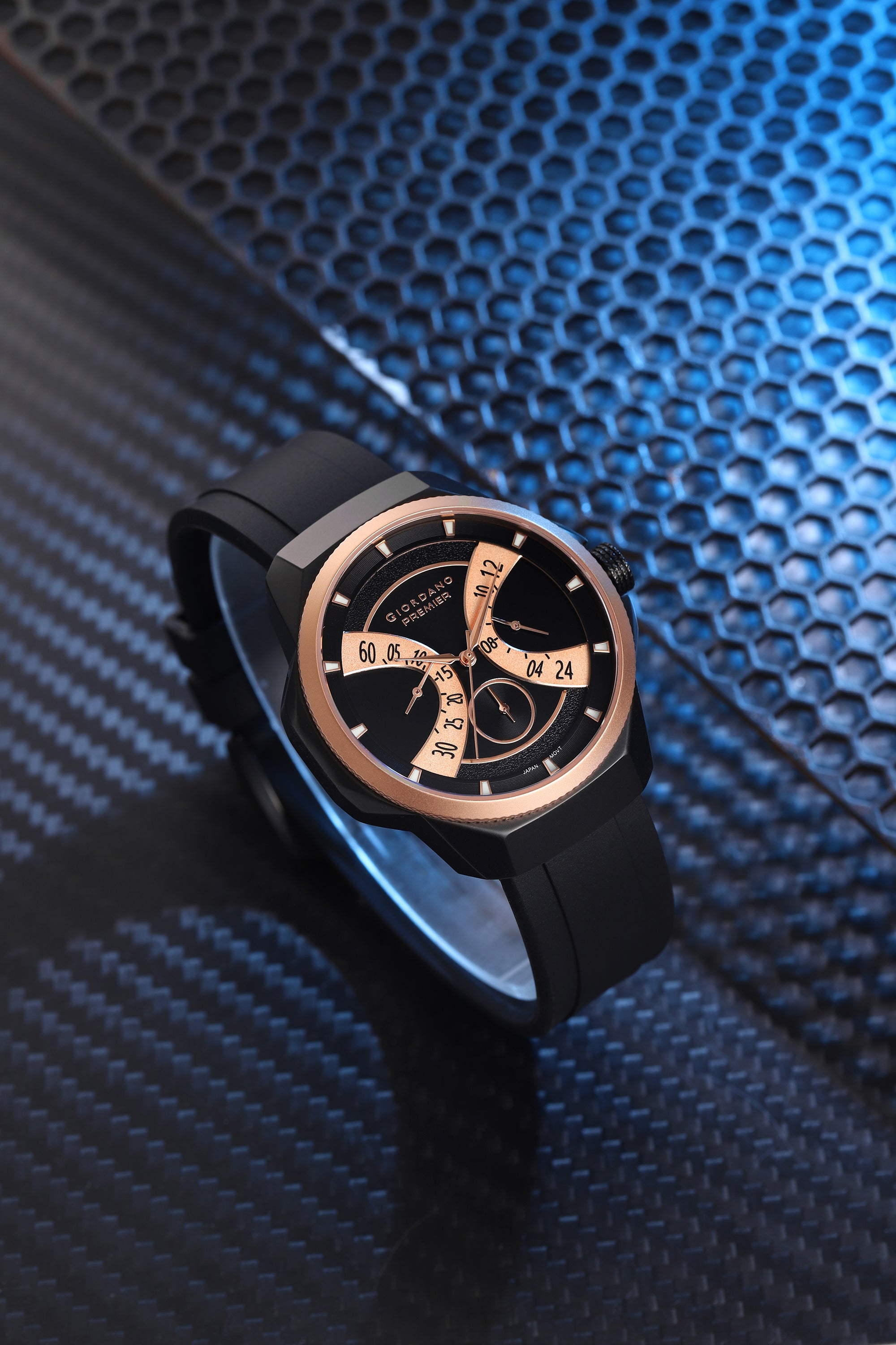 Giordano Premier Nexus Collection Analog Quartz Watch for Men - GZ-50238-02