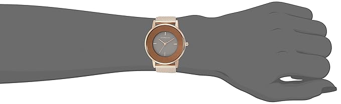 Giordano Brown Dial Analog Wrist Watch for Women with Stylish Mesh Band Ladies Wrist Watch|3 Hands Mechanism - A2052-88