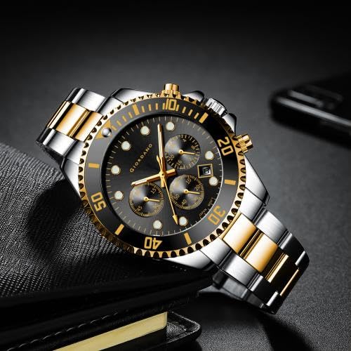 Giordano Multi-Function Analog Wrist Watch for Men Water Resistant with Classy Dial and Strap|Compliment Your Look|Ideal Gift for|Men's|Boy | GZ-50085-44