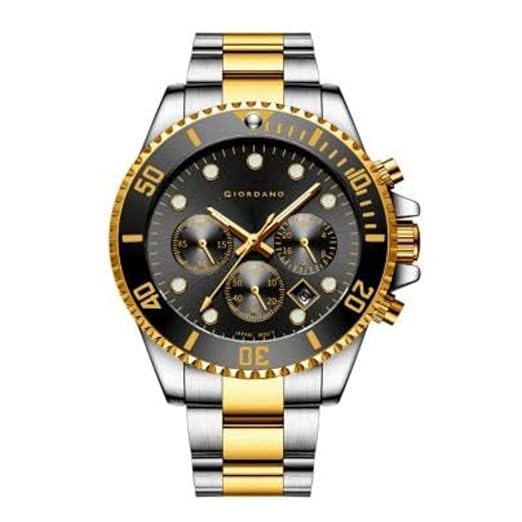Giordano Multi-Function Analog Wrist Watch for Men Water Resistant with Classy Dial and Strap|Compliment Your Look|Ideal Gift for|Men's|Boy | GZ-50085-44