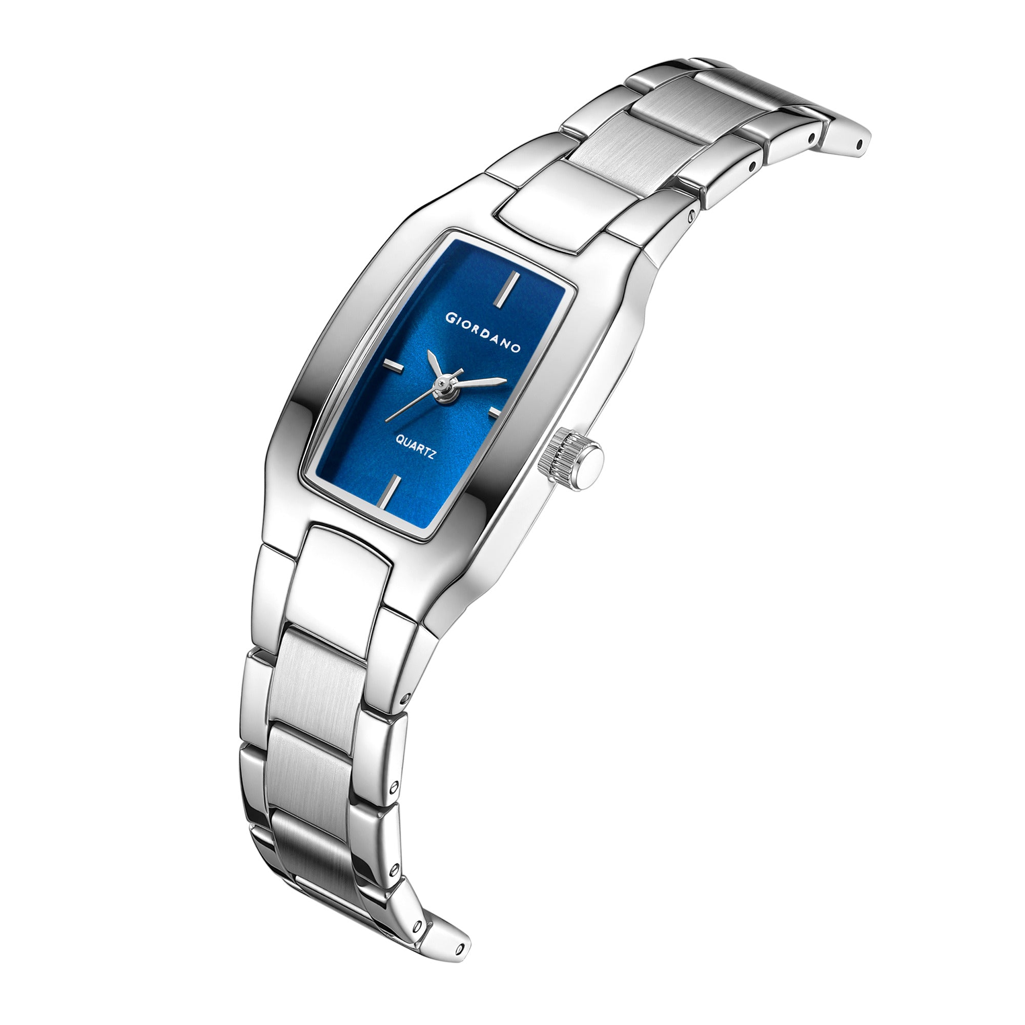 Giordano Classic Analog Watch Watch for Women with Rectangular Dial, Quartz Movement & Stainless Steel Strap - GZ-60170-44