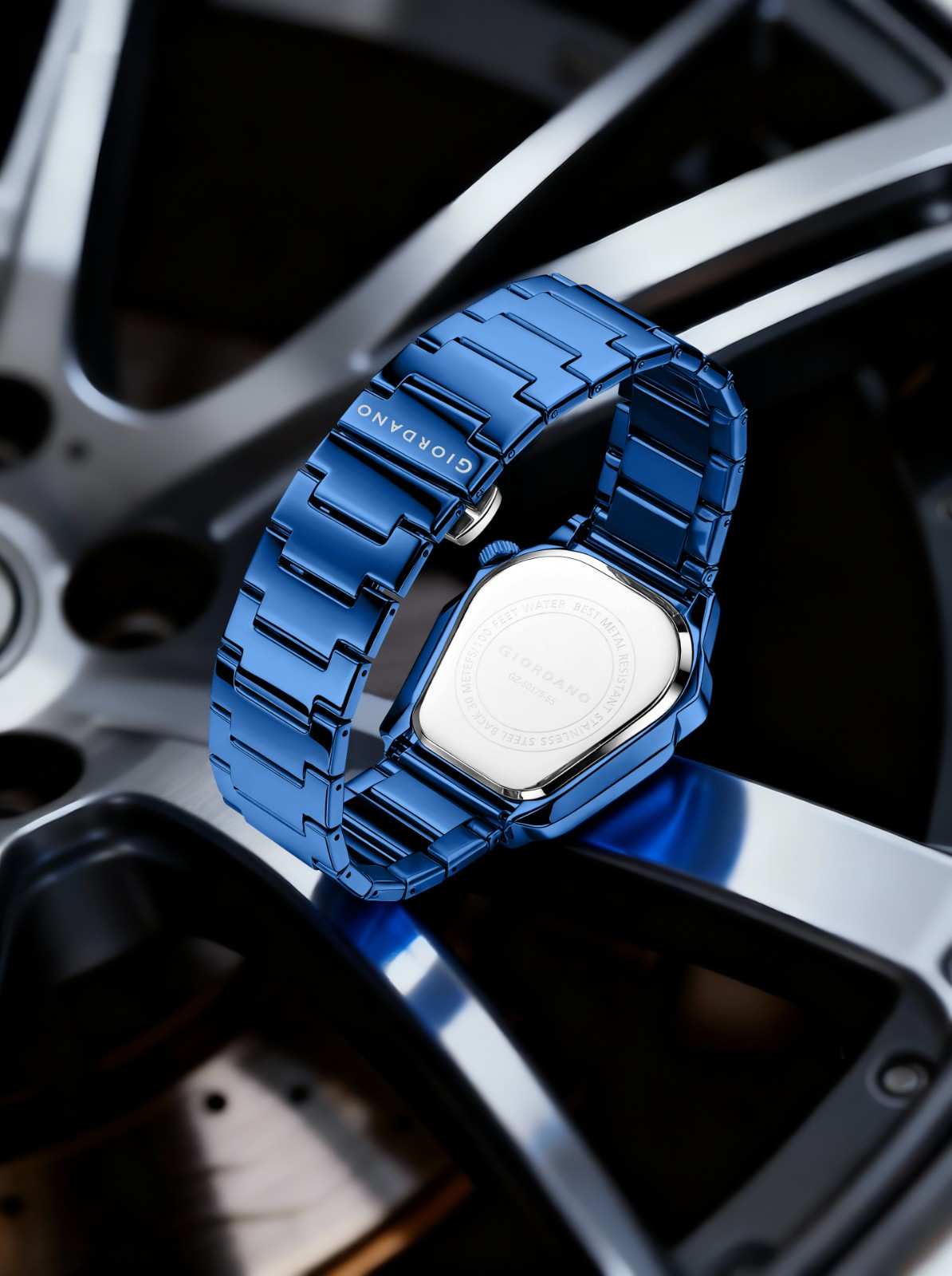 GIORDANO Elegant Analog Watch for Men with Unique Pentagon Dial, Stainless Steel Strap, Date Display, Water Resistant - GZ-50175-55