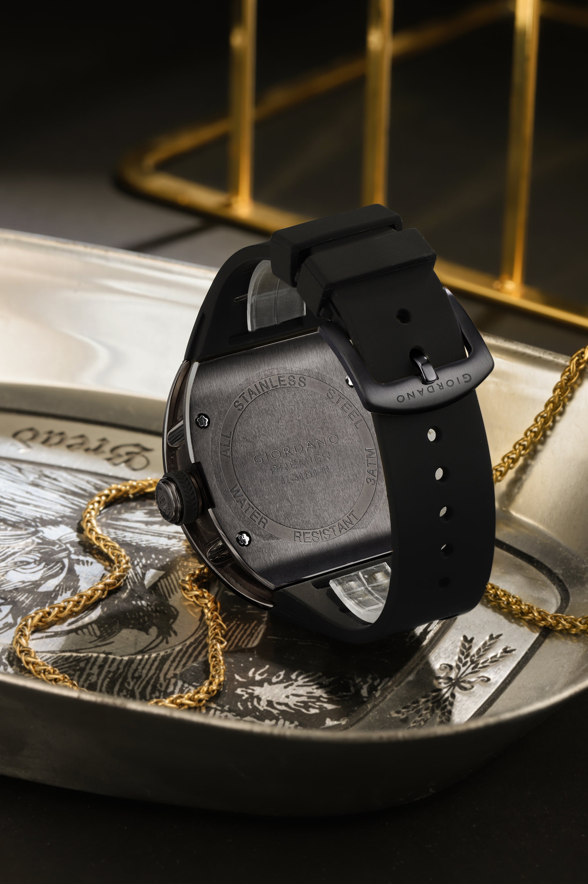 Giordano Premier Romech Collection Analog Skeleton Watch for Men - GZ-50230-02