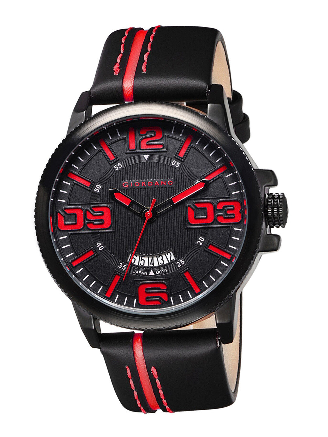 Giordano Analog Stylish Watch for Men Water Resistant Fashion Watch Round Shape with 3 Hand Mechanism Wrist Watch for Men & Boys to Compliment Your Look/Ideal Gift for Male - GZ-50053-02