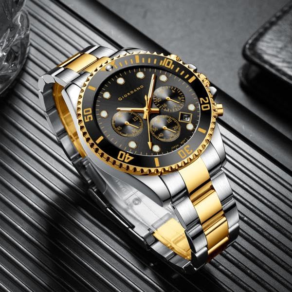 Giordano Multi-Function Analog Wrist Watch for Men Water Resistant with Classy Dial and Strap|Compliment Your Look|Ideal Gift for|Men's|Boy | GZ-50085-44