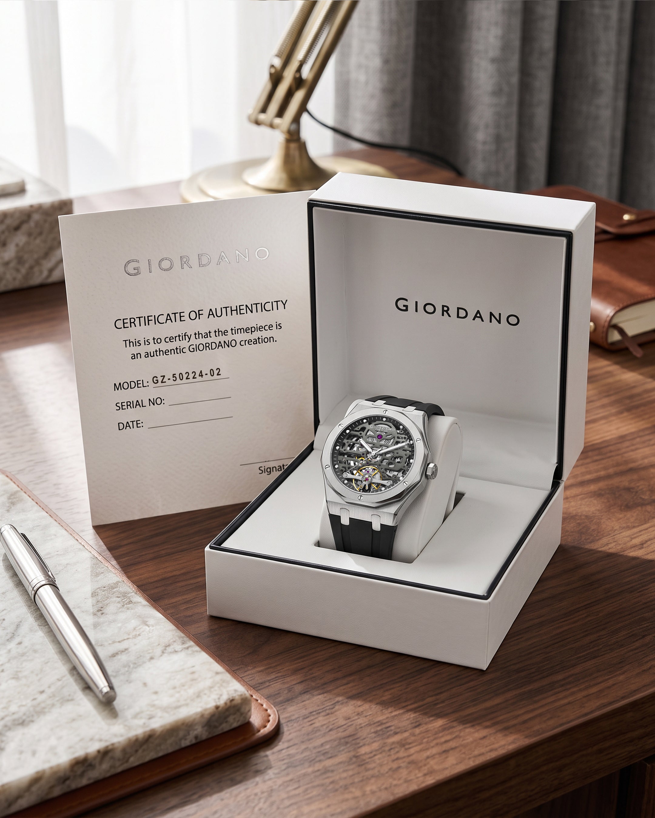 Giordano Premier Phantom Collection Automatic Watch for Men - GZ-50224-02