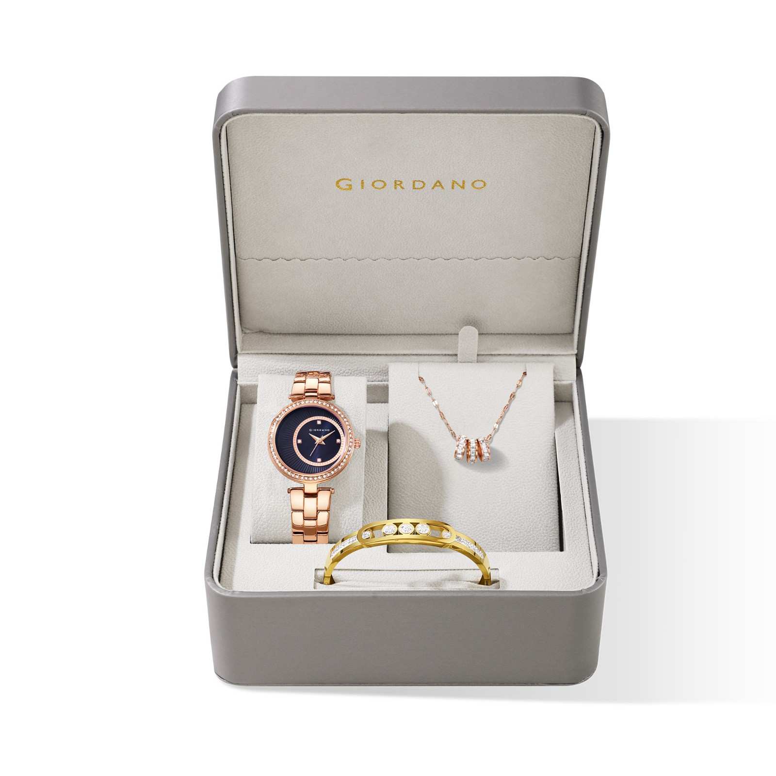 Giordano AW23 Collection Analog Stylish Wrist Watch for Women Water Resistant Classy Dial with Stainless Steel Case to Compliment Your Look | Ideal Gift for|Ladies|Girls - A2056-55