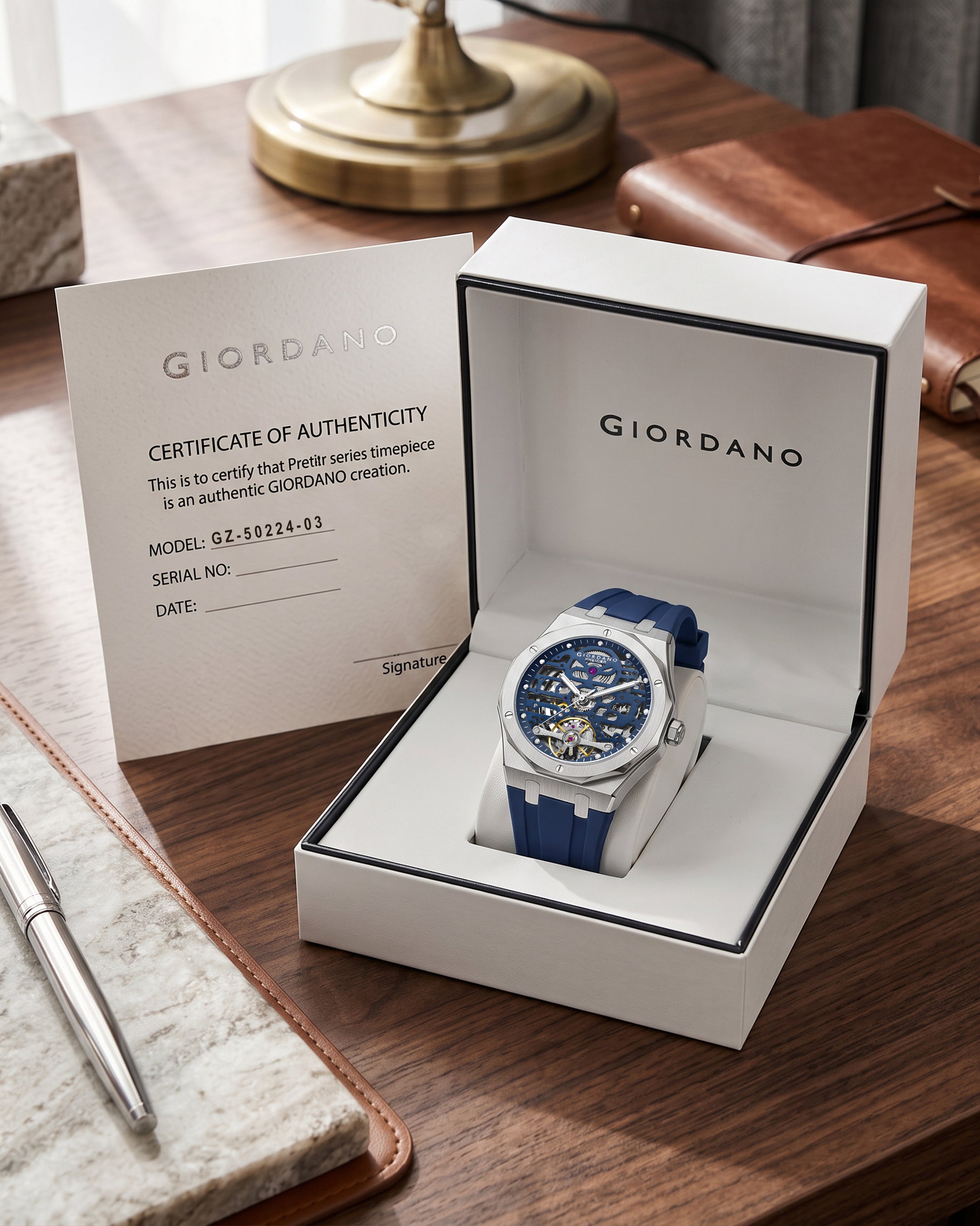 Giordano Premier Phantom Collection Automatic Watch for Men - GZ-50224-03