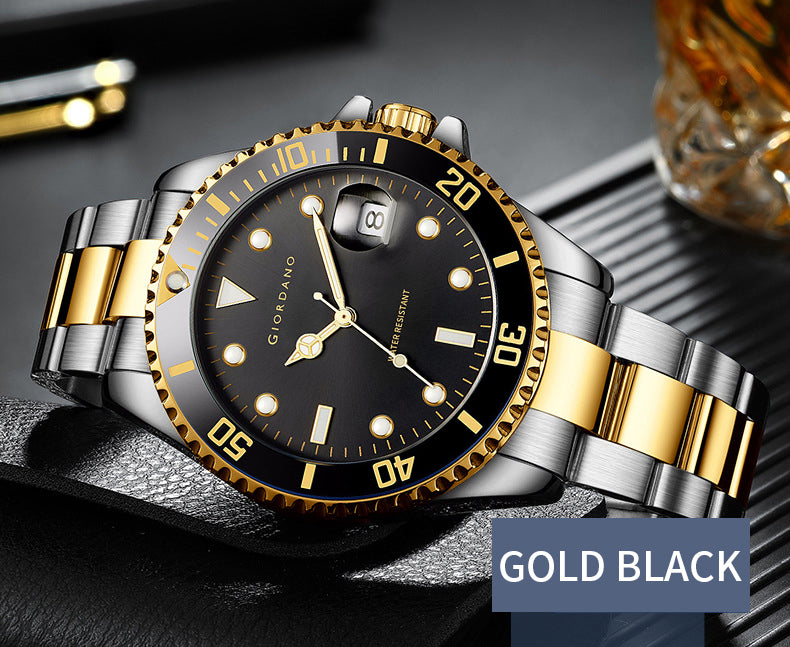 Giordano Analog Wrist Watch for Men Stylish Metal Strap with Water Resistant 3 Hand Mechanism Watch GD-50006-55