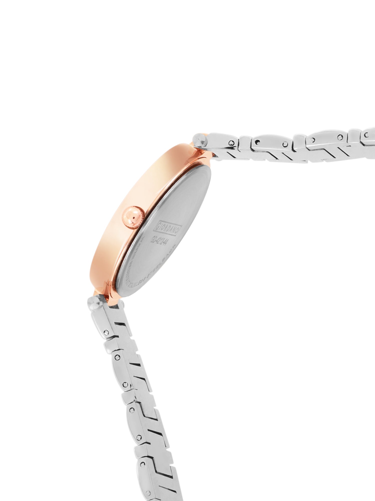 Giordano Beige Analog Wrist Watch for Women Stylish Metal Strap with Water Resistant,Deal Gift for Female - GD-4212-44
