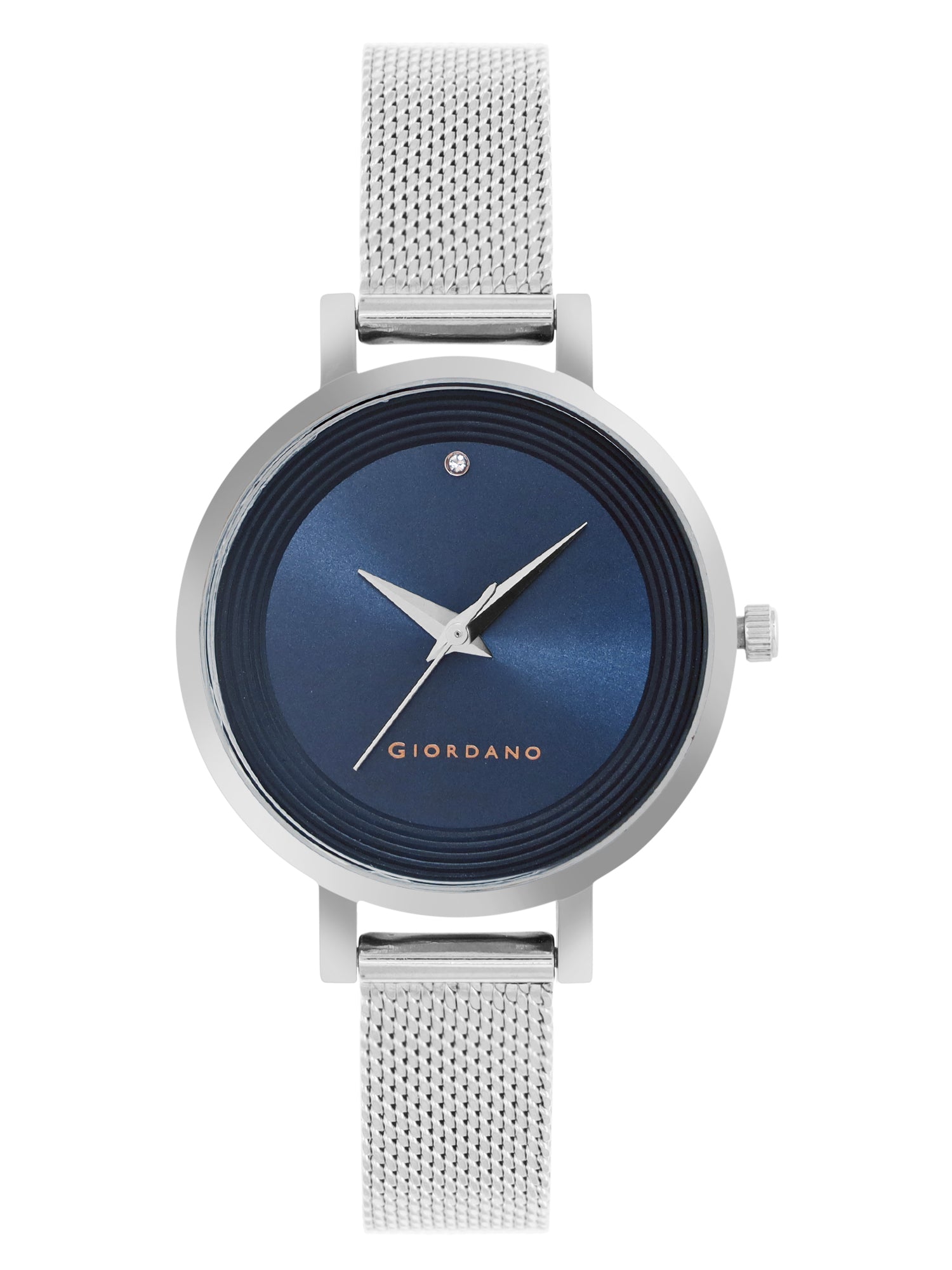 Giordano Fashionista Collection Stylish Analogue Watch for Women | Unique Design with Color Variant Mesh Metal strap | Ladies Wrist Watch to Compliment Your Look Ideal Gift for Women’s |Girls - GD4067-66