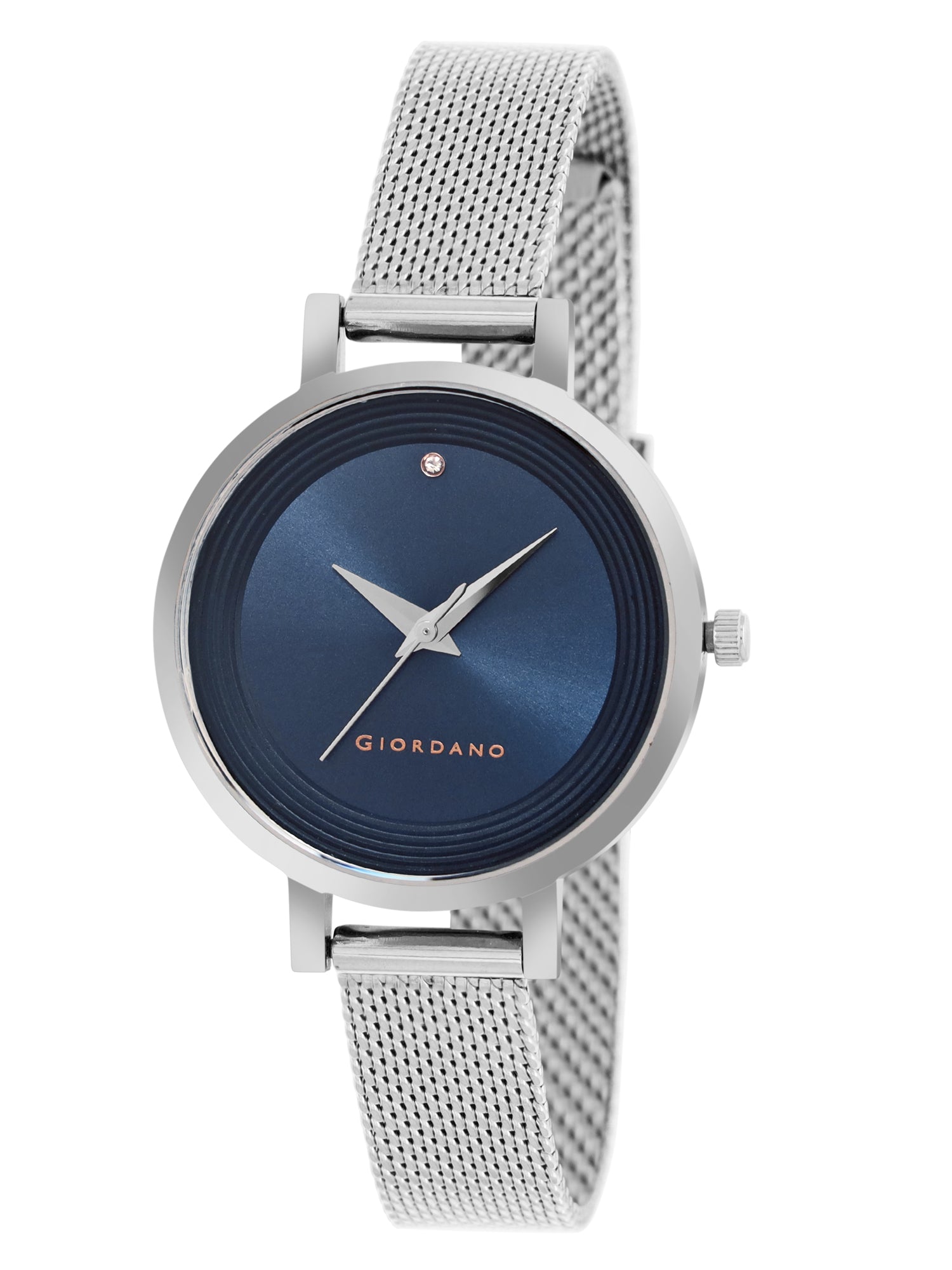 Giordano Fashionista Collection Stylish Analogue Watch for Women | Unique Design with Color Variant Mesh Metal strap | Ladies Wrist Watch to Compliment Your Look Ideal Gift for Women’s |Girls - GD4067-66