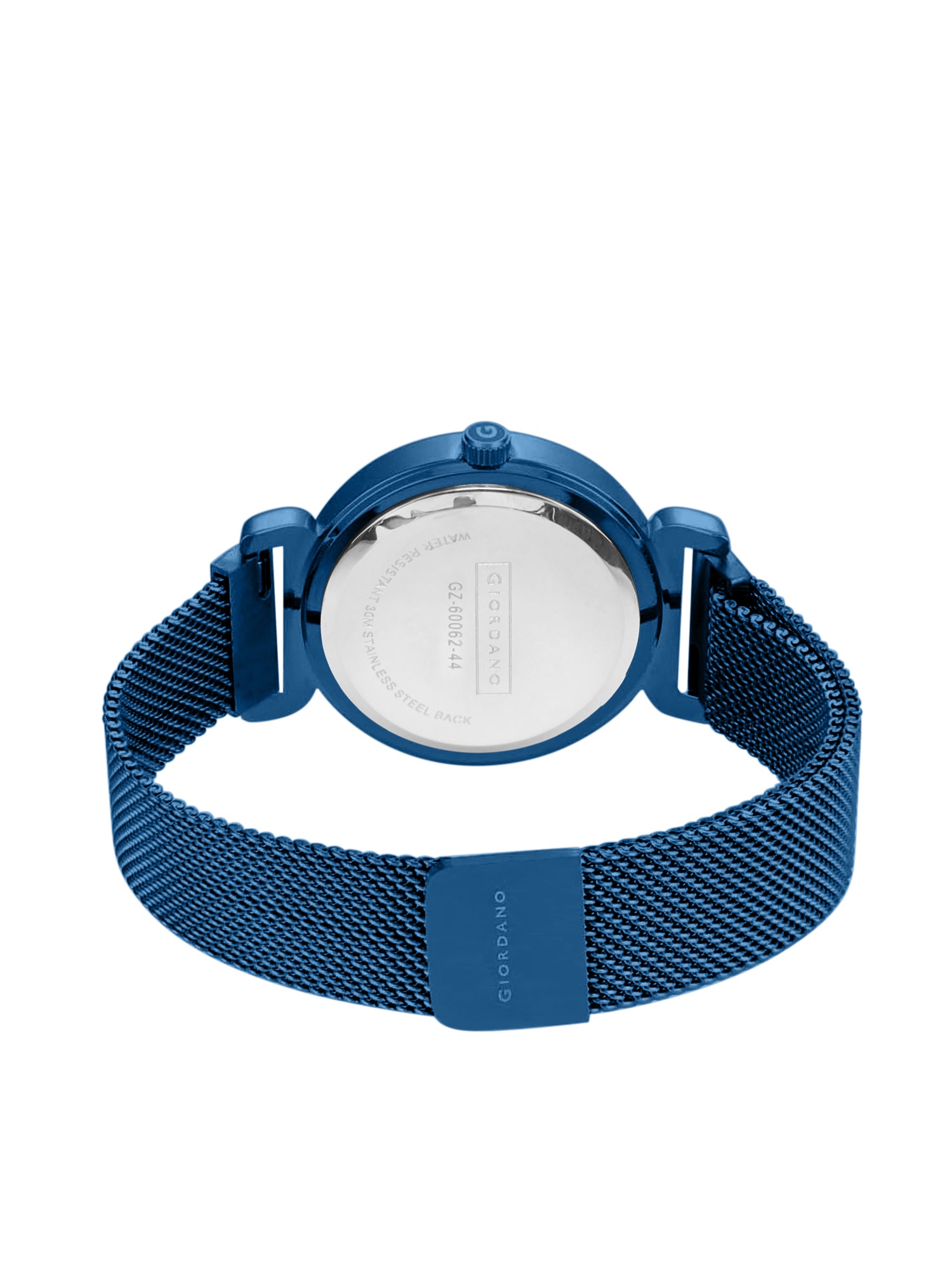 Giordano Silver  Analog Stylish Watch for Women with Mesh Metal Strap, 3 Hand Mechanism and Roman Numerals GZ-60062-44