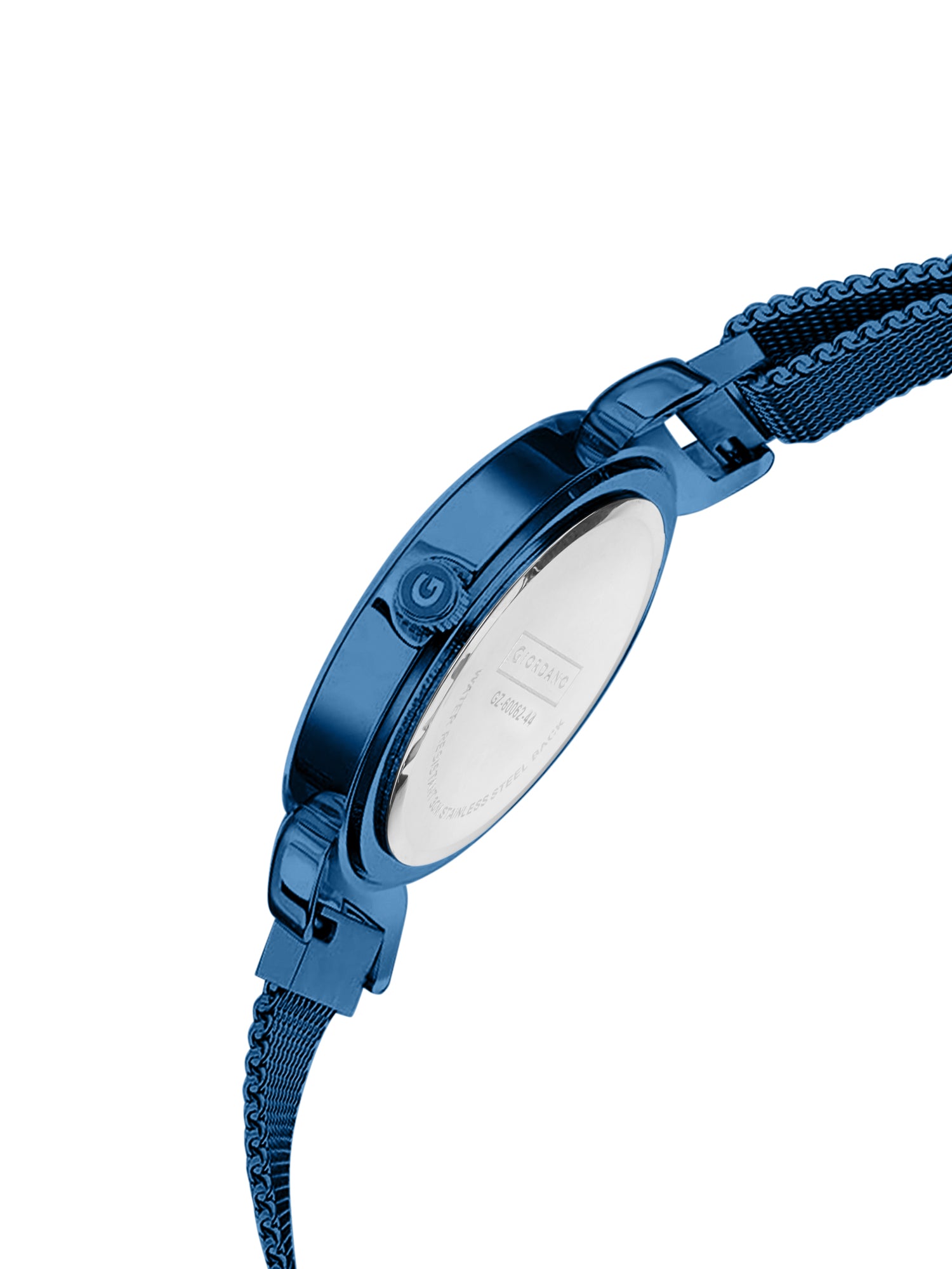 Giordano Silver  Analog Stylish Watch for Women with Mesh Metal Strap, 3 Hand Mechanism and Roman Numerals GZ-60062-44