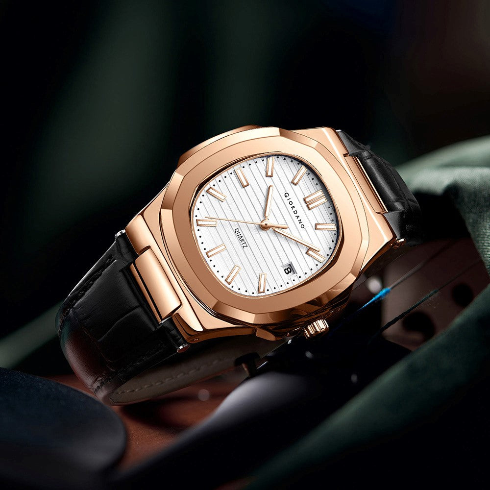 Giordano Analog Wrist Watch for Men Stylish Metal Strap with Water Resistant 3 Hand Mechanism for Men and Boys to Compliment Your Look/Ideal Gift for Male | GZ-50104-02