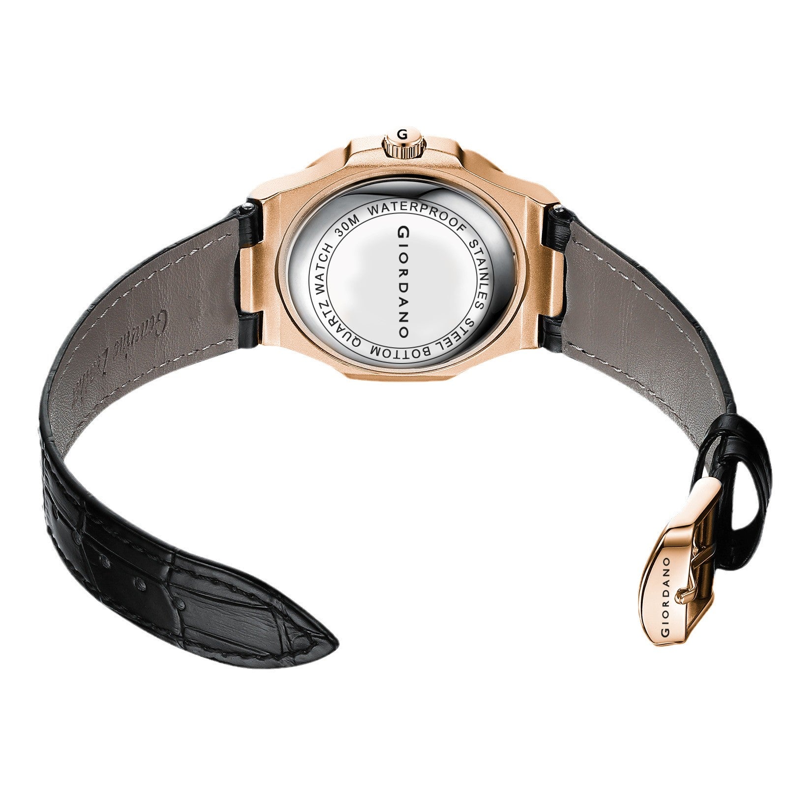 Giordano Analog Wrist Watch for Men Stylish Metal Strap with Water Resistant 3 Hand Mechanism for Men and Boys to Compliment Your Look/Ideal Gift for Male | GZ-50104-02