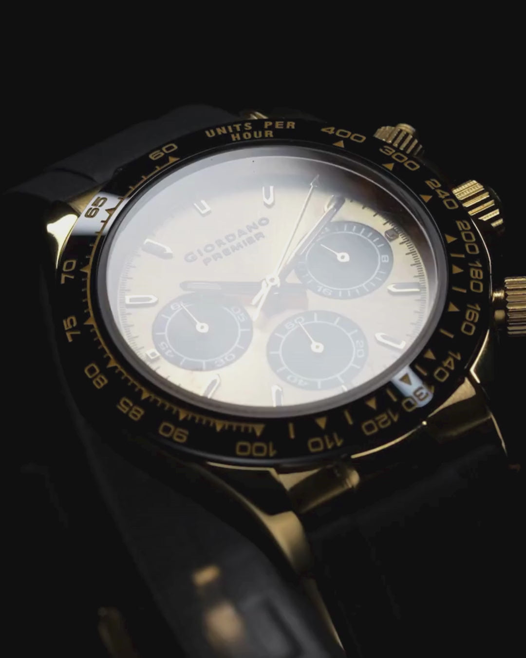 Giordano Premier Ember Collection Chronograph Analog Quartz Watch for Men - GZ-50241-03